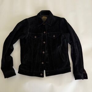 Iron Heart Black Suede Leather Jacket